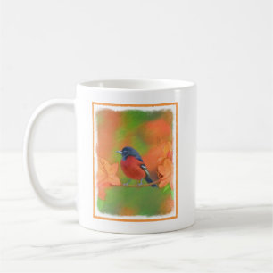 Caneca De Café Orchard Oriole Songbird Pintura Original