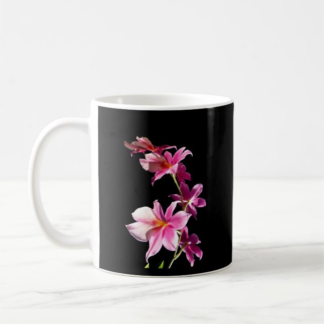 Caneca De Café Orchid. cor-de-rosa (Esquerda)