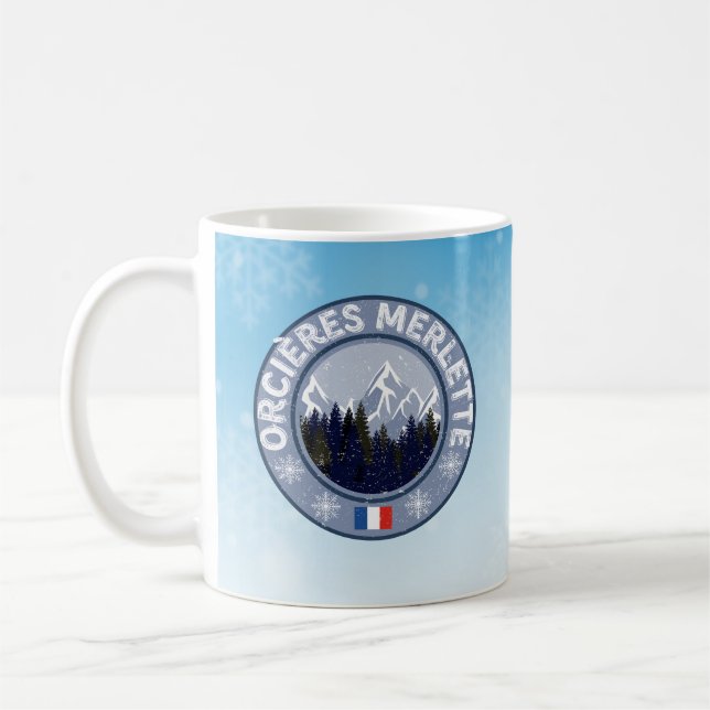Caneca De Café Orcières Merlette Station de ski (Esquerda)