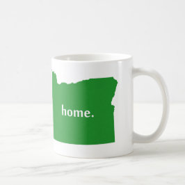 Caneca De Café Oregon Home State Green