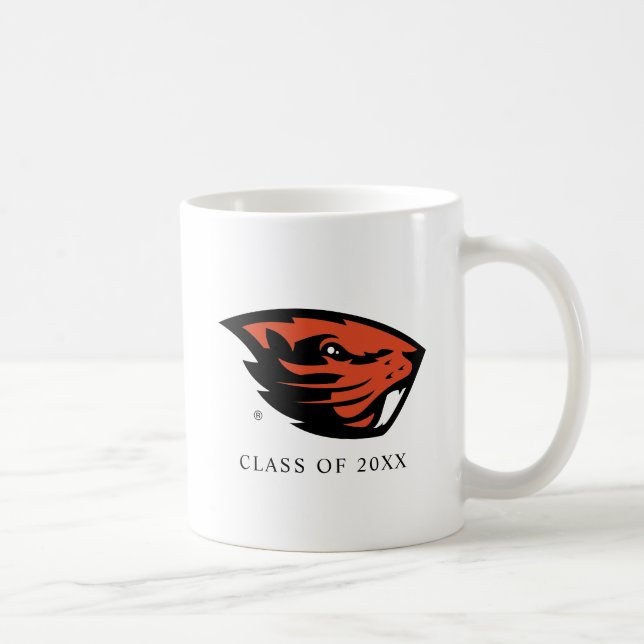 Caneca De Café Oregon State Beavers | Cabeça de castor (Direita)