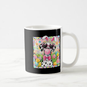 Caneca De Café Orelhas de coelho de Páscoa cachorro engraçado dál