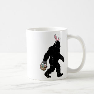 Caneca De Café Orelhas de Coelho Easter Bigfoot Sket Sasquatch Ho