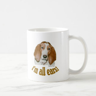 Caneca De Café Orelhas do Basset