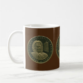 Caneca De Café Organista Comemorativo Johann Sebastian Bach