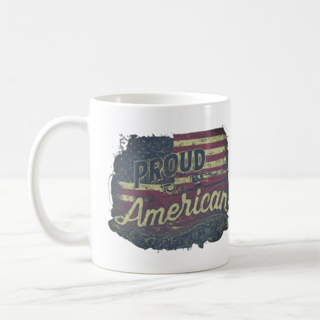 Caneca De Café Orgulho Americano (Esquerda)