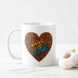 Caneca De Café Orgulho Amor Colorido é Amor