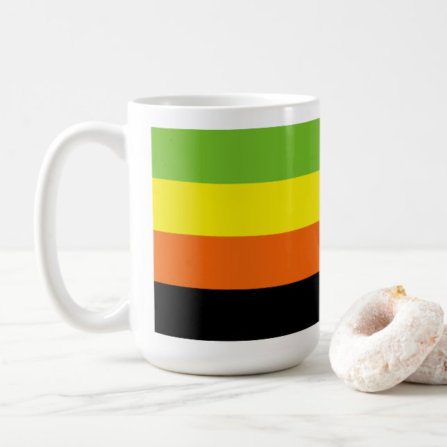 Caneca De Café Orgulho Aromântico (Com Donut)