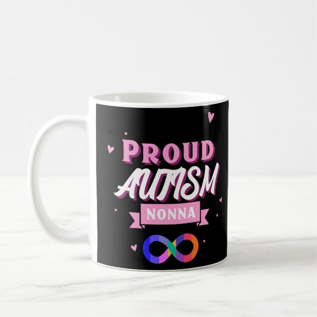 Caneca De Café Orgulho Autismo Nonna (Esquerda)