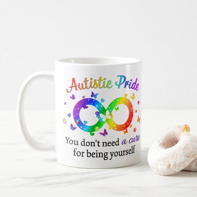 Caneca De Café Orgulho Autista (Com Donut)