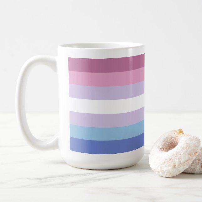 Caneca De Café Orgulho Bigênero (Com Donut)