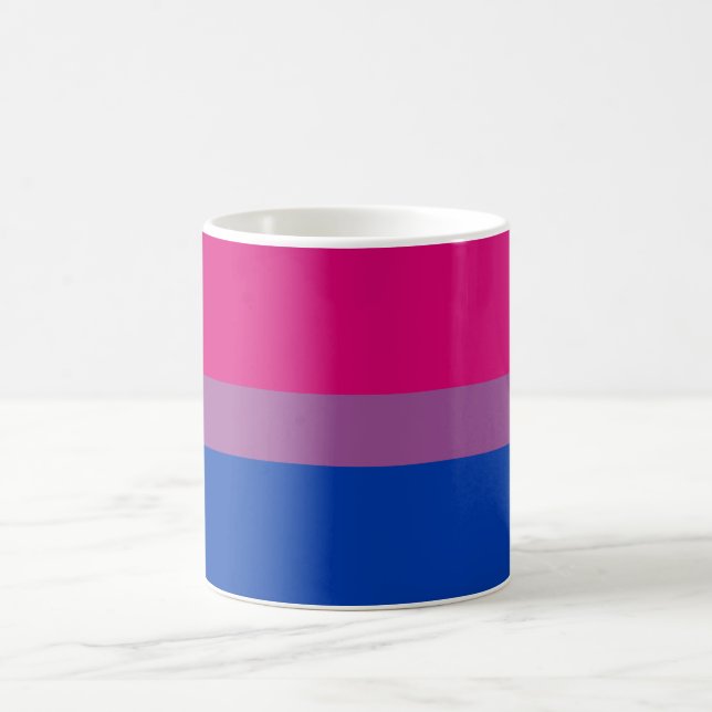 Caneca De Café Orgulho Bissexual (Bandeira Bi) (Centro)
