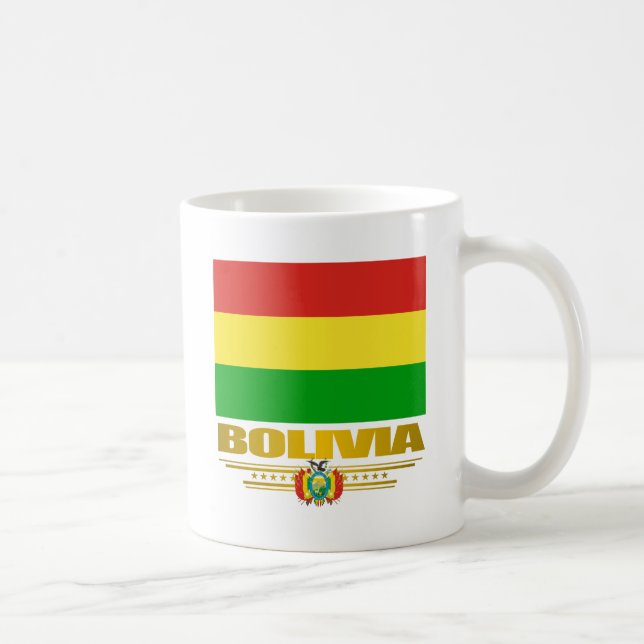 Caneca De Café "Orgulho boliviano" (Direita)