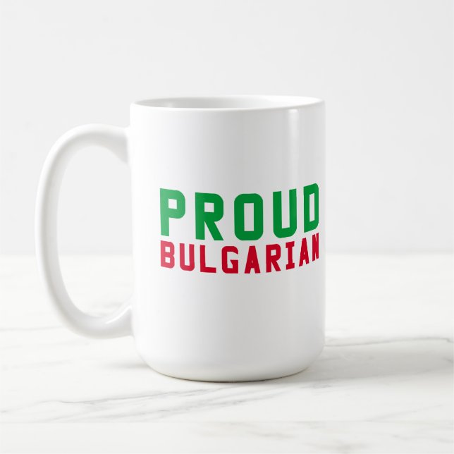 Caneca De Café Orgulho búlgaro (Esquerda)