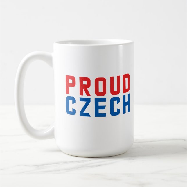 Caneca De Café Orgulho checo (Esquerda)