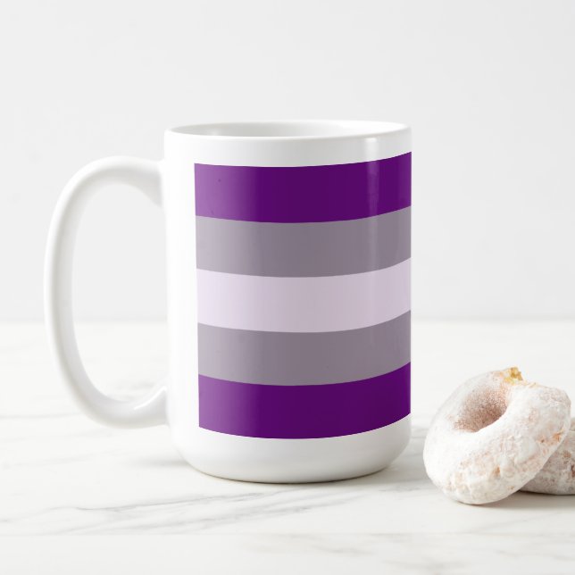 Caneca De Café Orgulho Cinzassexual (Com Donut)