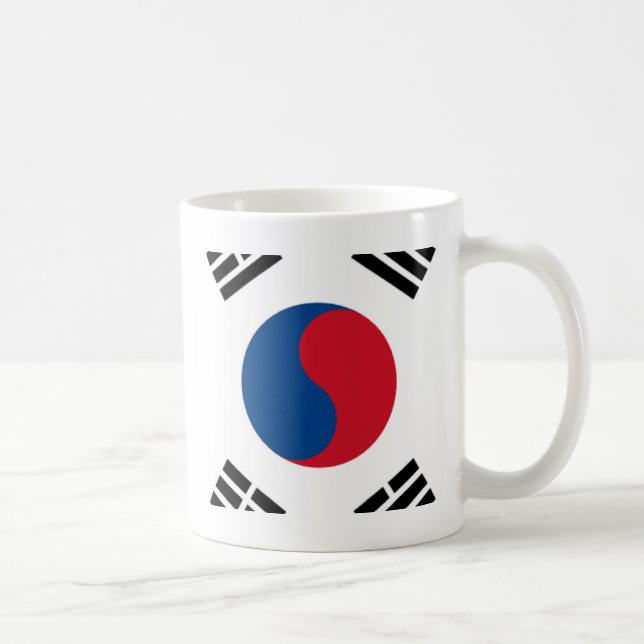 Caneca De Café Orgulho coreano sul (Direita)