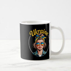 Caneca De Café Orgulho Cultural Gráfico de Mulher em Estilo Retro