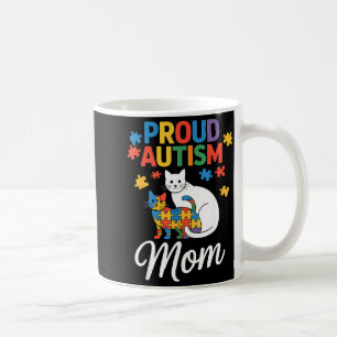 Caneca De Café Orgulho da conscientização do autismo mãe do autis