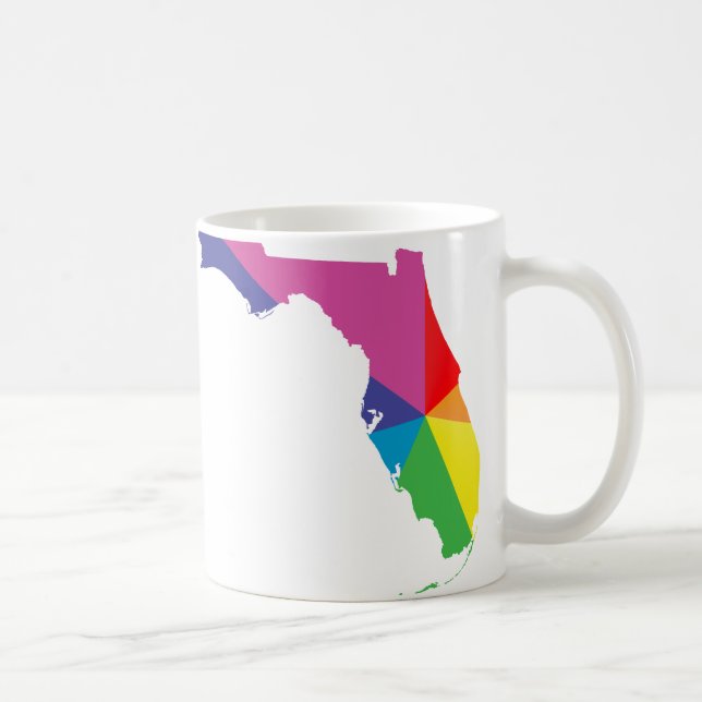 Caneca De Café orgulho da Flórida. (Direita)