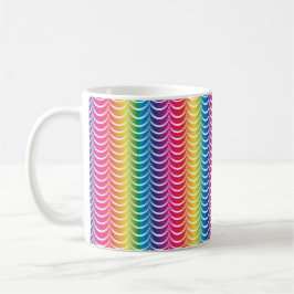 Caneca De Café Orgulho da Sereia Arco-íris