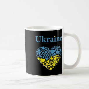 Caneca De Café Orgulho da Ucrânia Bandeira do Coração Ucraniano G
