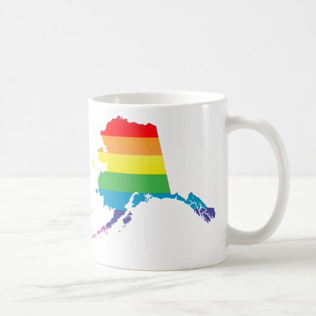 Caneca De Café orgulho de alaska. (Direita)
