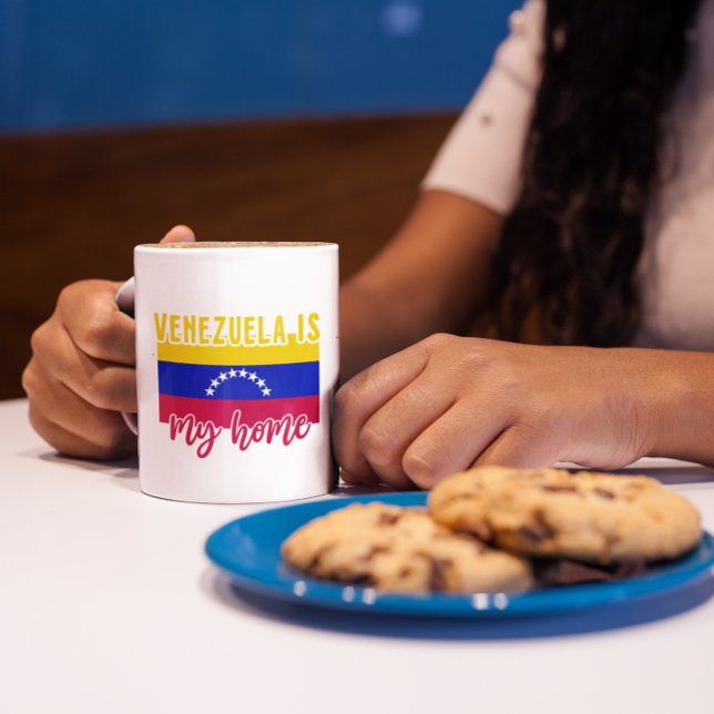 Caneca De Café Orgulho de Bandeira da Venezuela (venezuela is my home coffee mug)