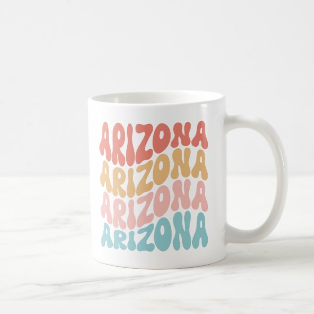 Caneca De Café Orgulho de Estado de arizona (Direita)
