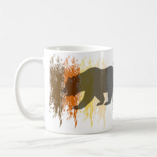 Caneca De Café Orgulho de Gay do Urso Sombra do Urso legal