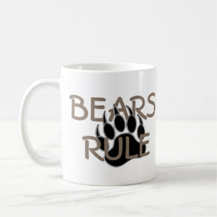 Caneca De Café Orgulho de Urso Pata de Urso Ursos Reinam