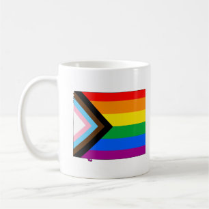 Caneca De Café Orgulho do Estado de Wyoming LGBTQ Progresso Orgul
