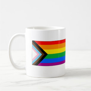 Caneca De Café Orgulho do Estado do Kansas LGBTQ Progresso Orgulh