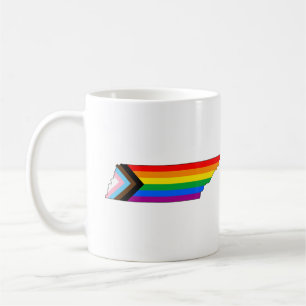 Caneca De Café Orgulho do Estado do Tennessee LGBTQ Progresso Org