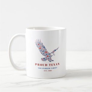 Caneca De Café Orgulho do Estado Personalizado Nome da Família Ág