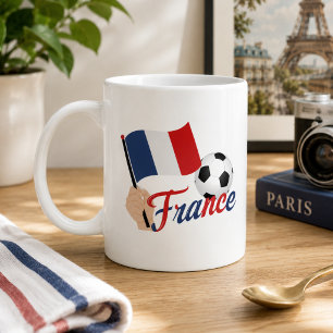 Caneca De Café Orgulho do Futebol Francês
