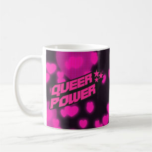 Caneca De Café Orgulho do Poder Queer Y2K