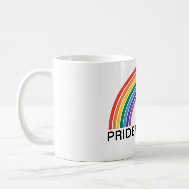 Caneca De Café Orgulho é LGBTQ+ Rainbow Mug de Energia (Esquerda)