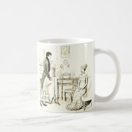 Caneca De Café Orgulho e Preconceito Darcy Love Confissão