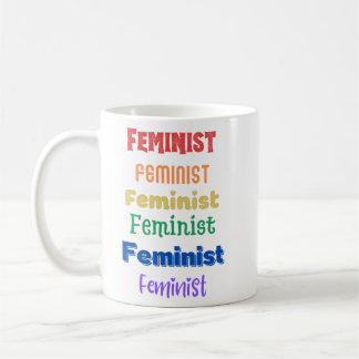 Caneca De Café orgulho feminista - fonte divertida - t-shirt