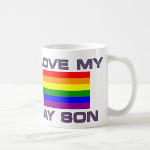 CANECA DE CAFÉ ORGULHO GAY EU AMO MEU FILHO GAY