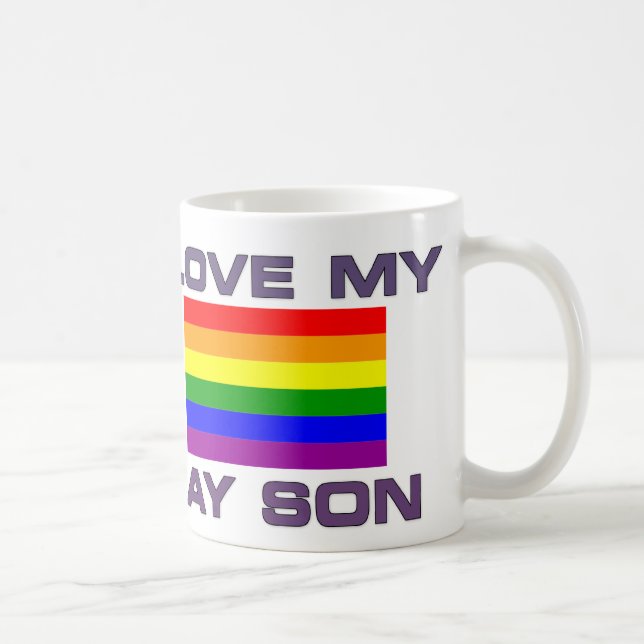 CANECA DE CAFÉ ORGULHO GAY I AMO MEU GAY SON (Direita)