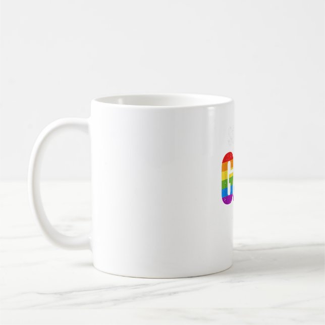Caneca De Café Orgulho gay LGBTs Sons Gay Arco-Íris (Esquerda)