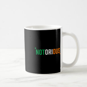 Caneca De Café Orgulho Irlandês Boxando Mma Combatendo Notoriamen