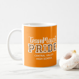 Caneca De Café Orgulho Laranja Mascote Nome Café Mug