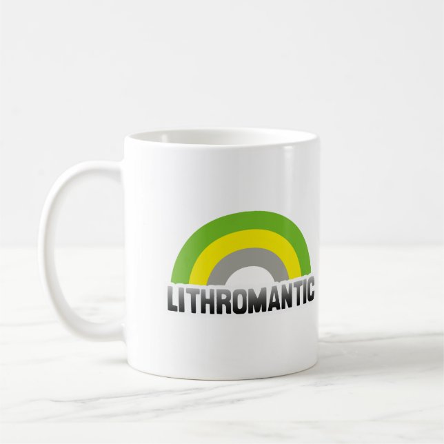 Caneca De Café Orgulho Litromântico (Esquerda)