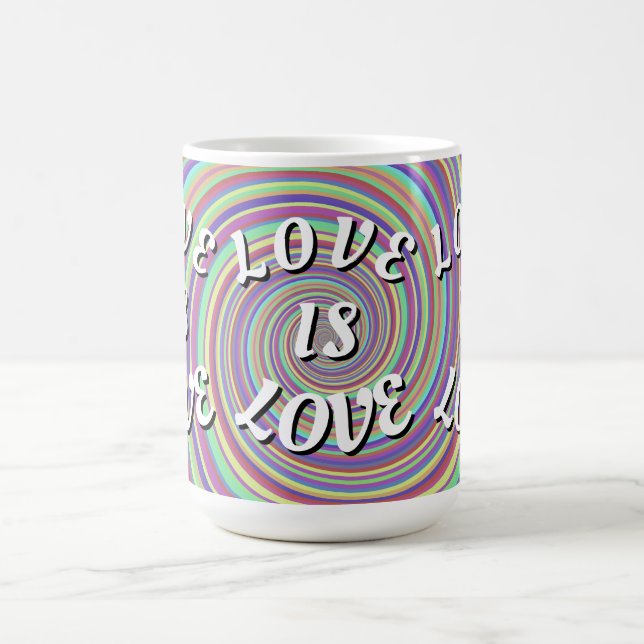 Caneca De Café Orgulho Love Is Love (Centro)