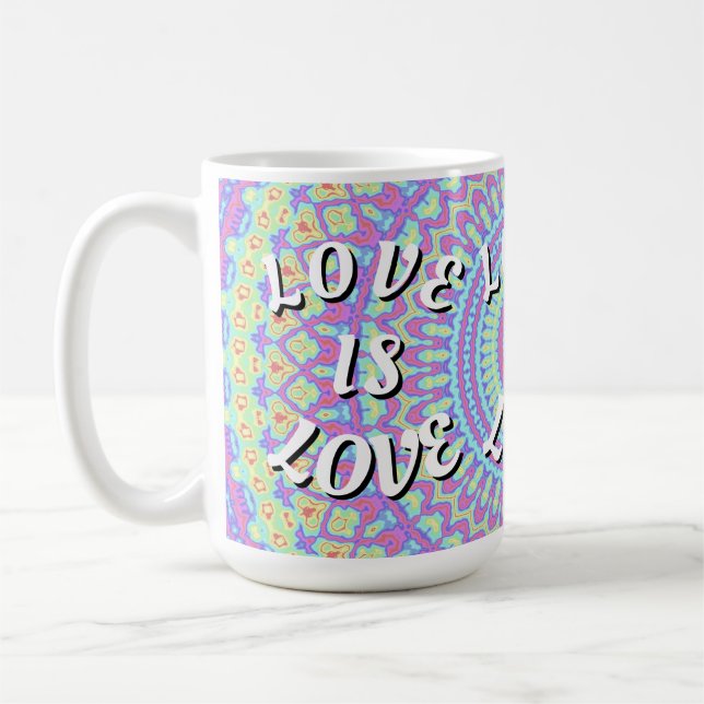 Caneca De Café Orgulho Love Is Love  (Esquerda)