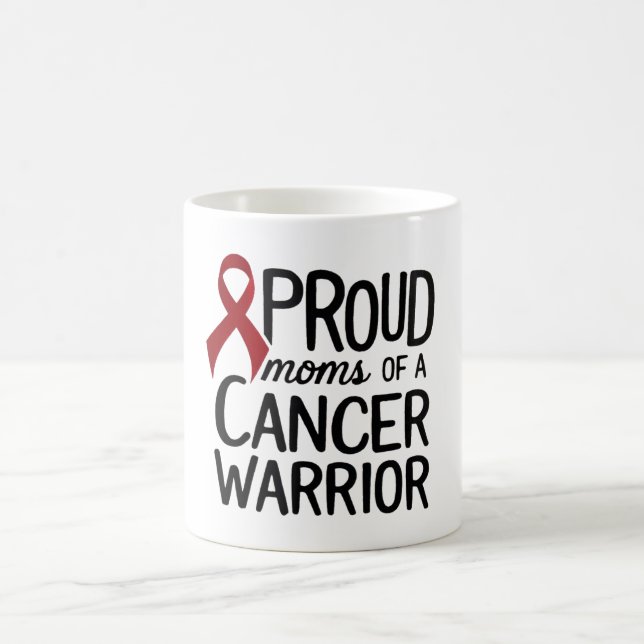 Caneca De Café Orgulho Mãe de um Guerreiro Cancer (Centro)