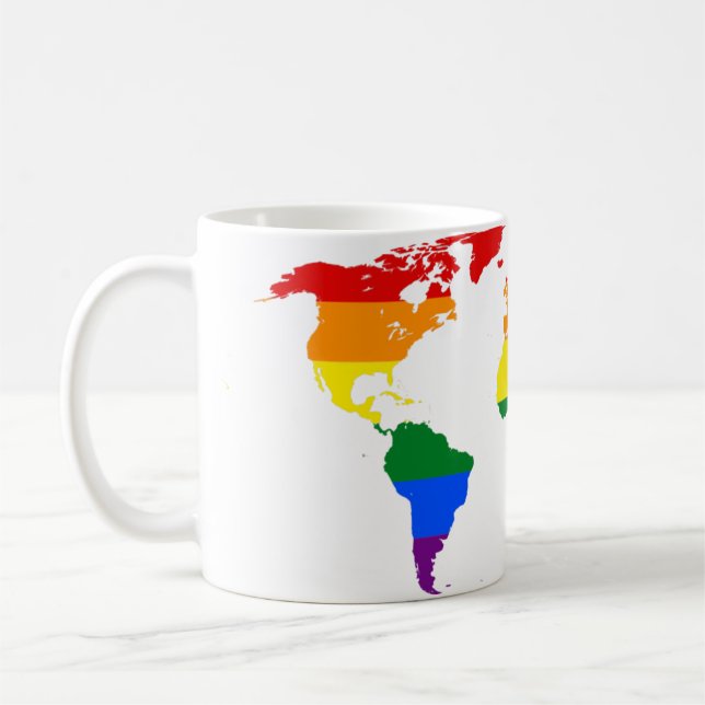 Caneca De Café Orgulho Mundial (Esquerda)